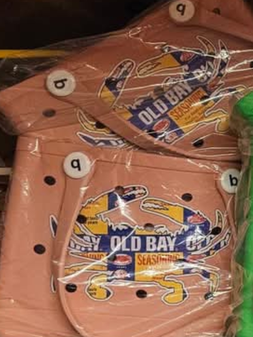 OLD BAY Crab Graphic Pink BOGG LIKE BAG Small